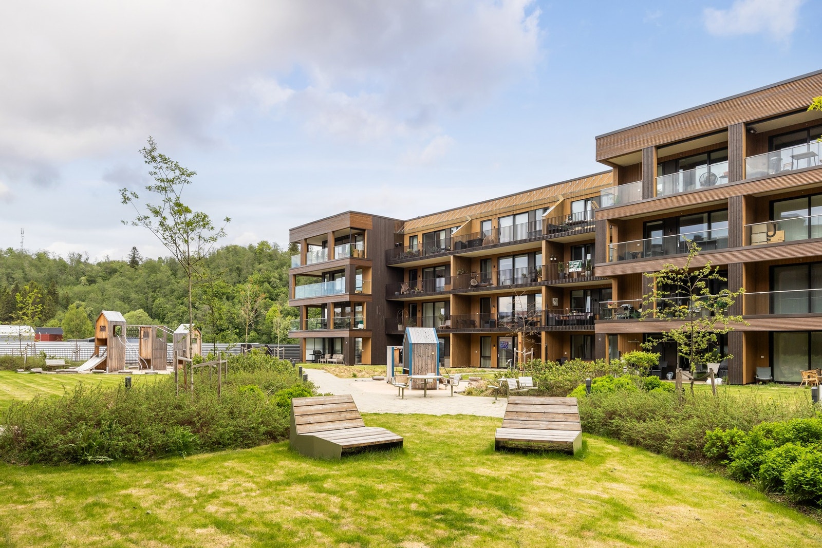 Skjermet, og kun med tilgang for byggets beboere. Galleribilde