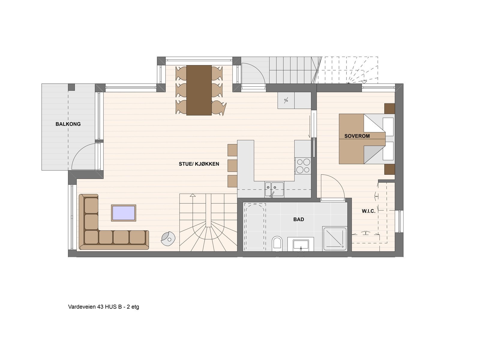 Plan 2. etasje Galleribilde
