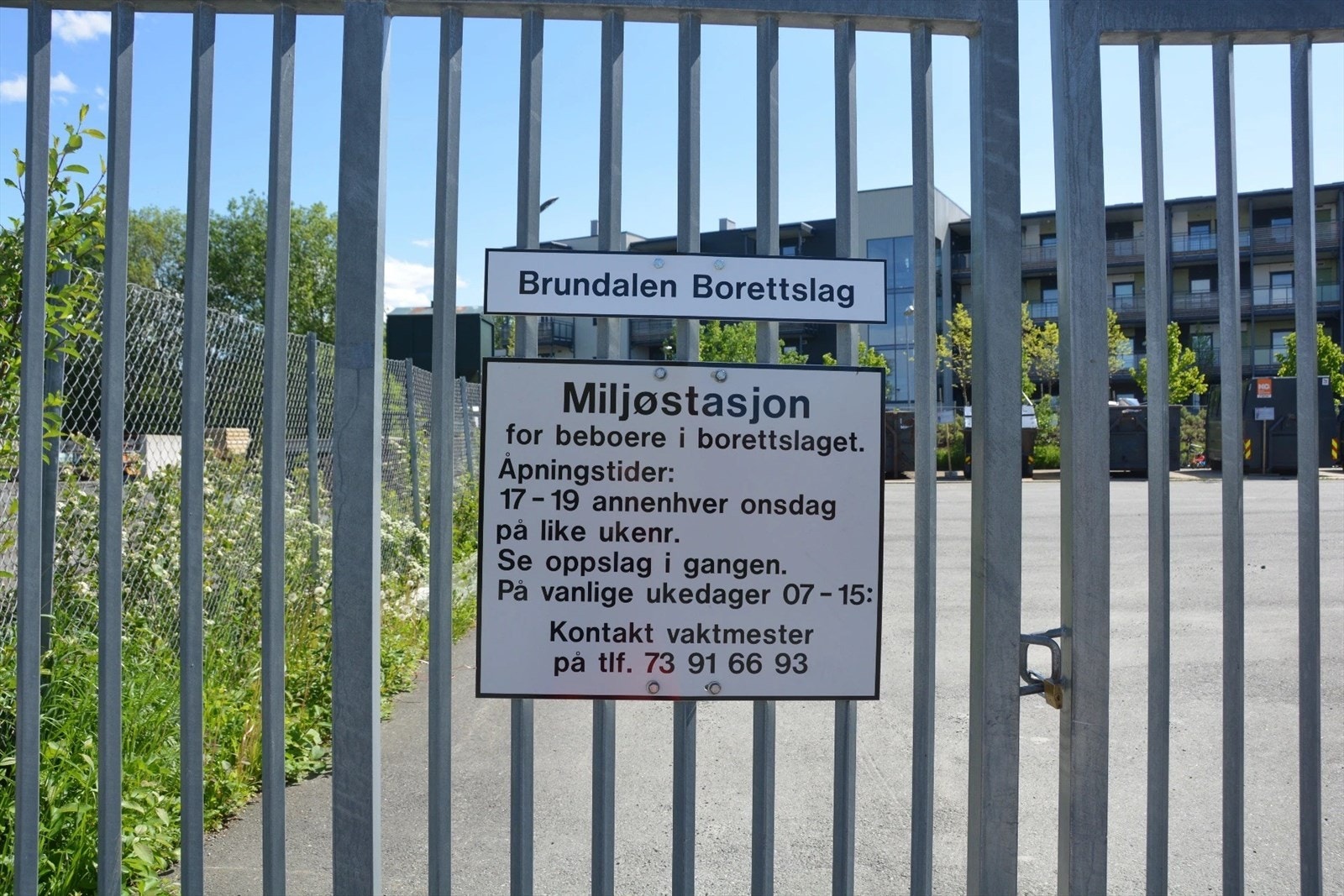 Miljøstasjon for beboerne. Galleribilde