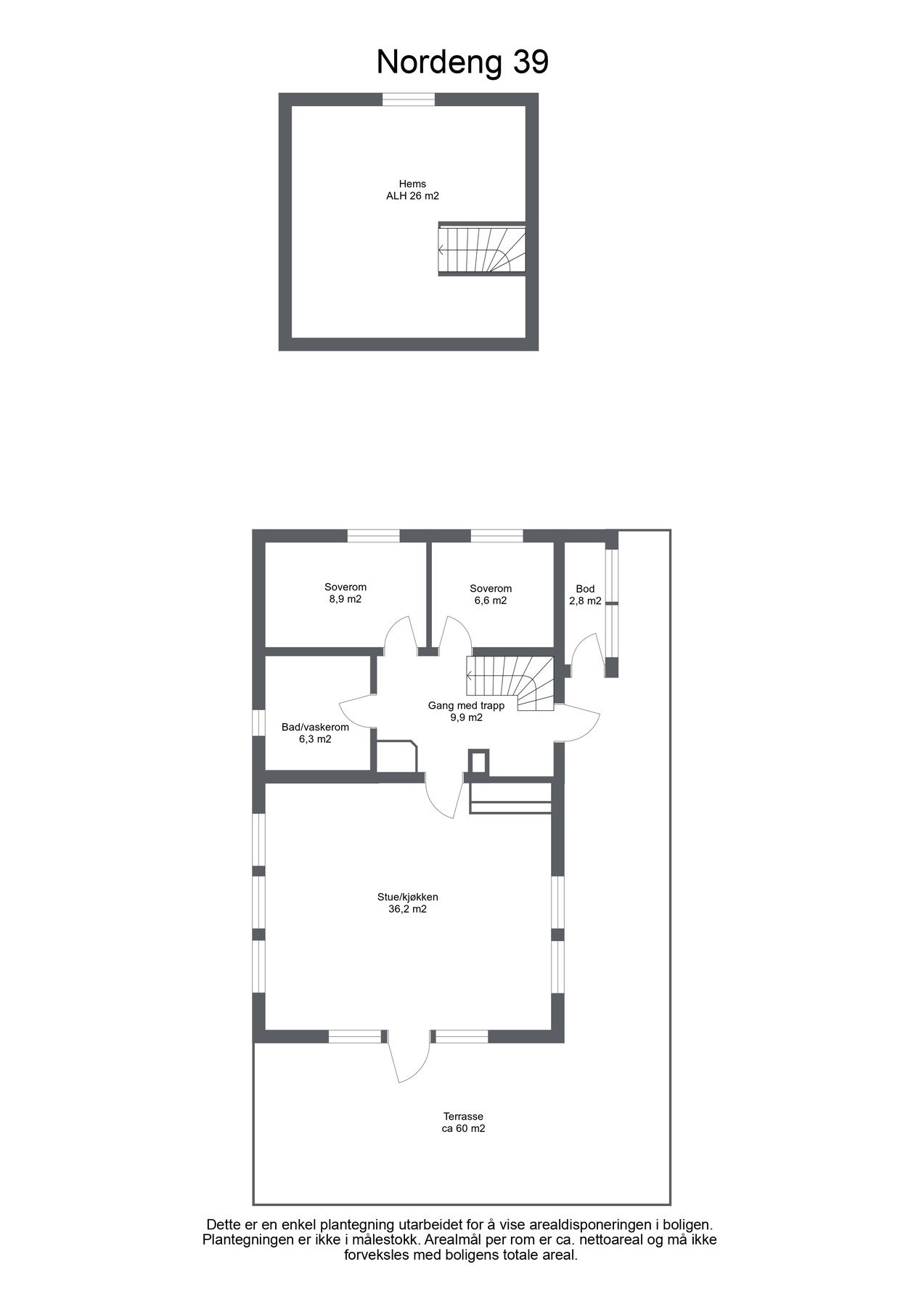 Planskisse. Galleribilde