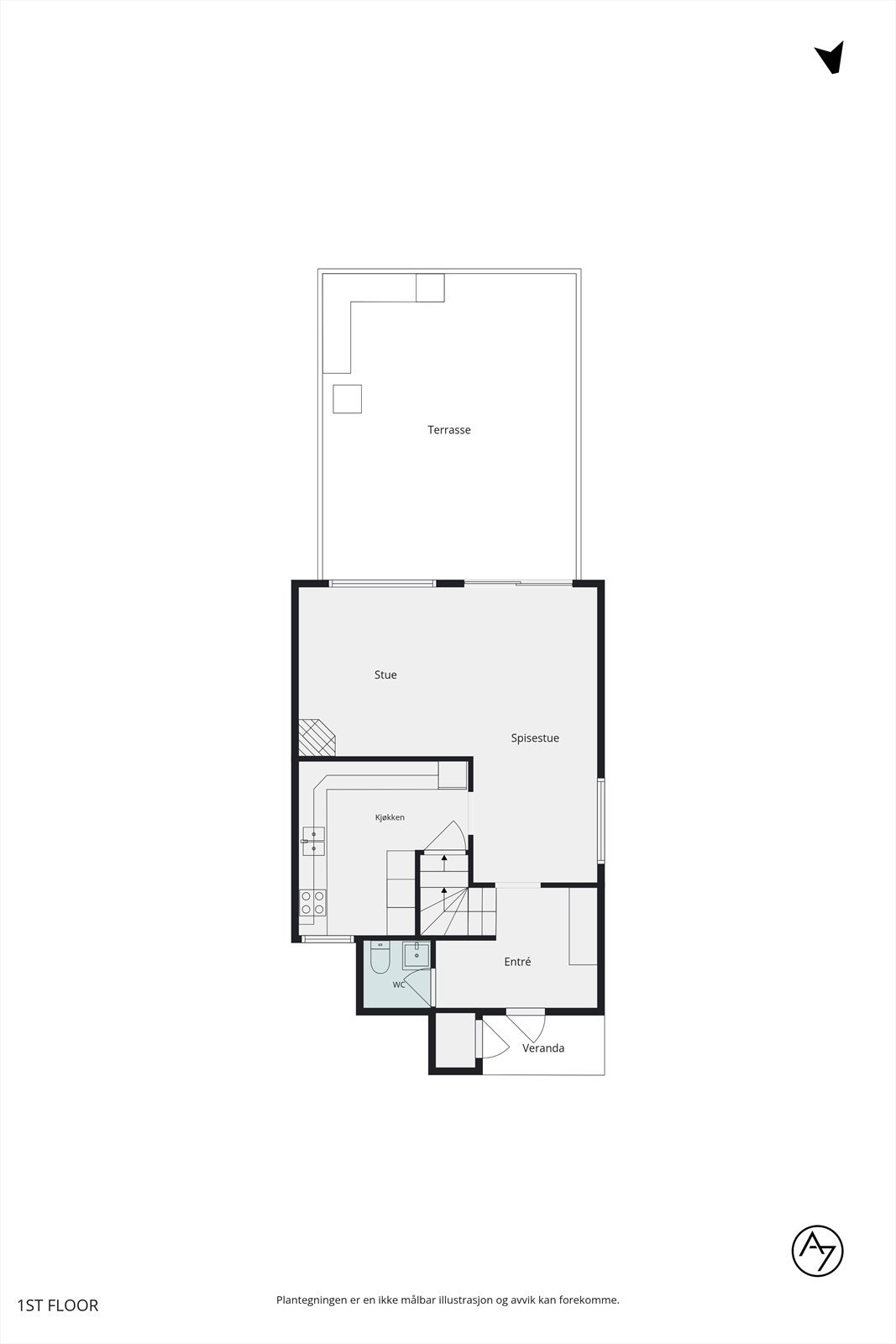 Plantegning Galleribilde