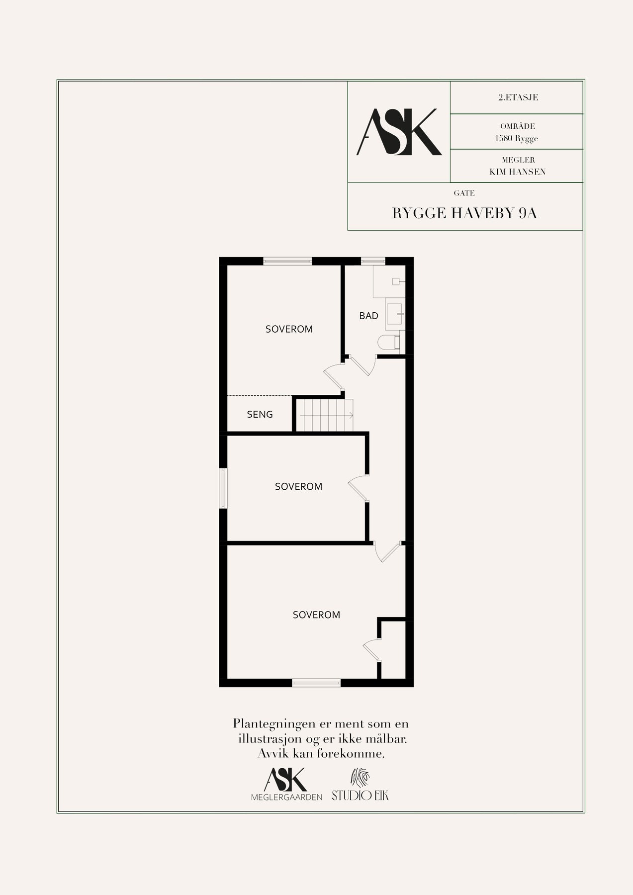 Planskisse 2. etasje Galleribilde