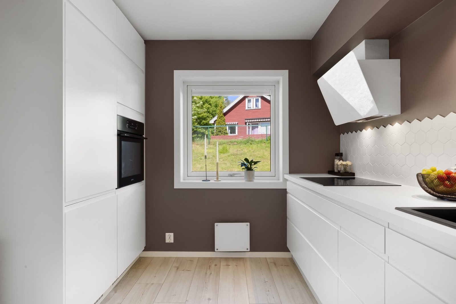 Integrerte hvitevarer sørger for at det er enkelt å holde det ryddig og rent Galleribilde