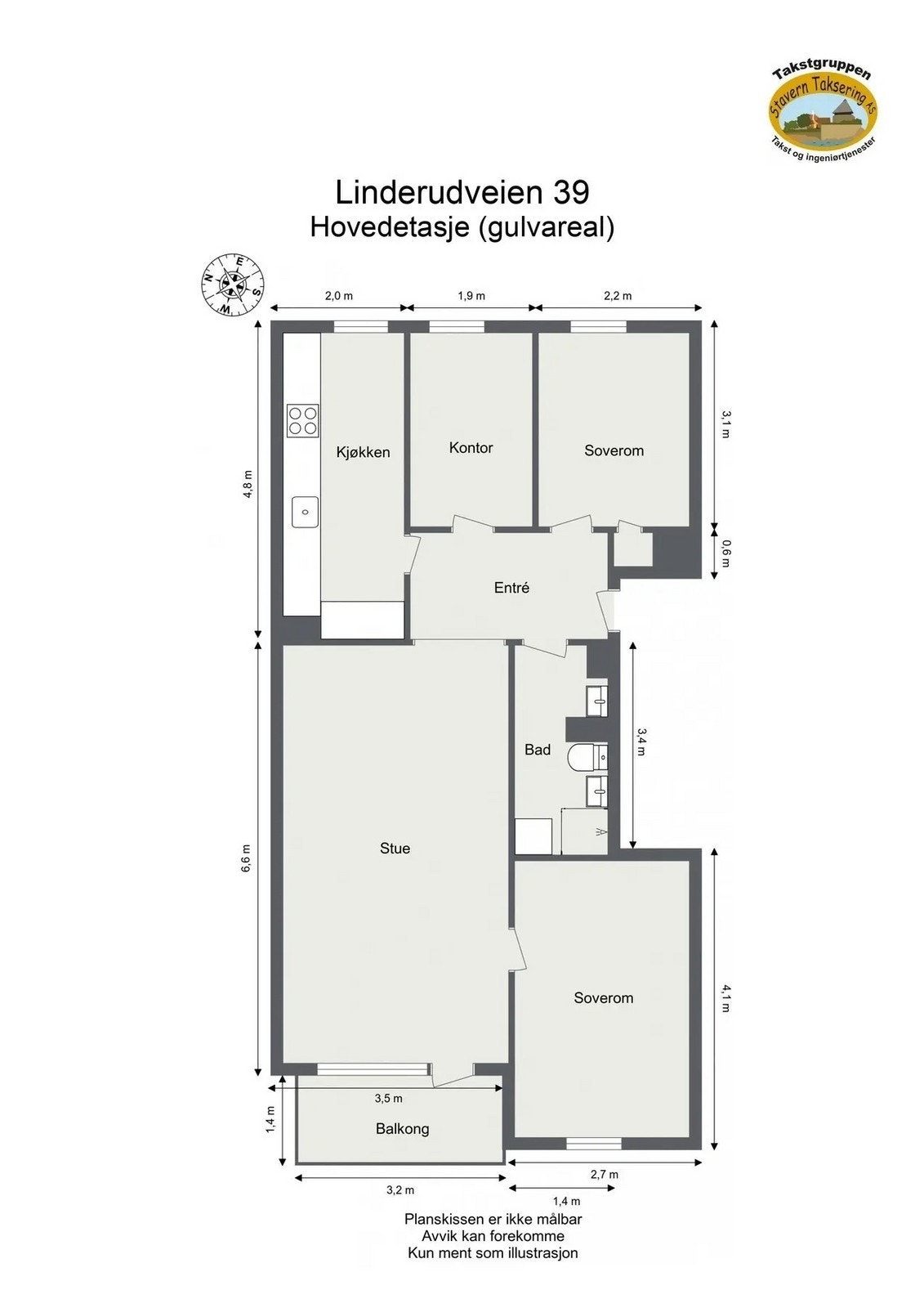 Plantegning Galleribilde