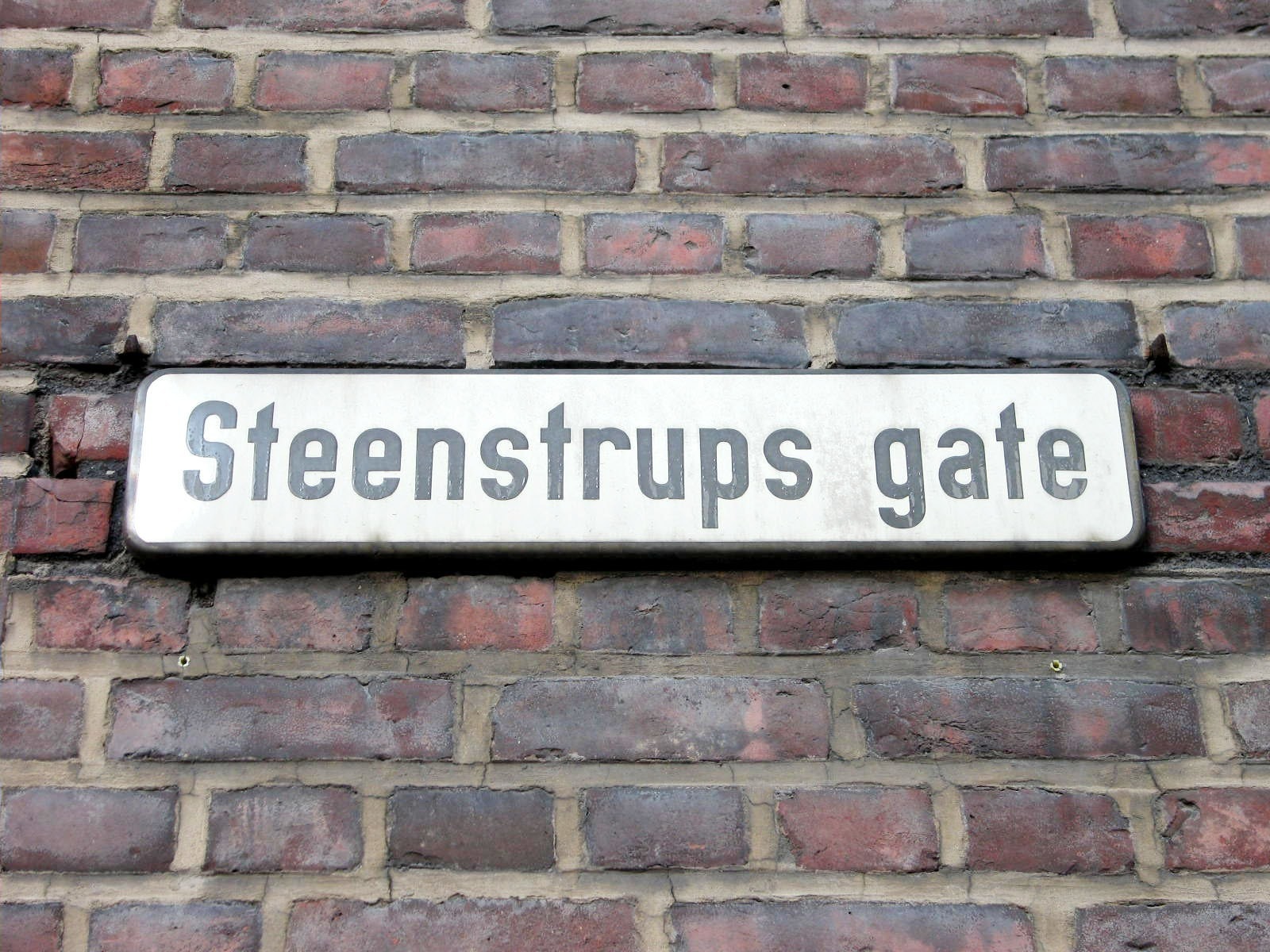 Skilt_Steenstrupsgate Galleribilde