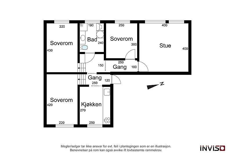 Planskisse Galleribilde