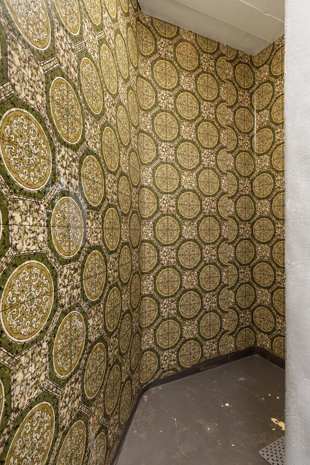Dusj tilhørende toalettrommet. Denne er i dag frakoblet. Galleribilde