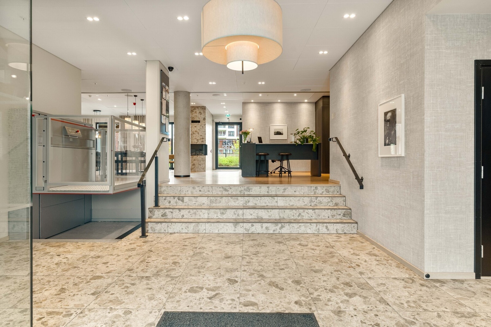 Med en Plussbolig® får du tilgang et serviceområde med bemannet resepsjon Galleribilde