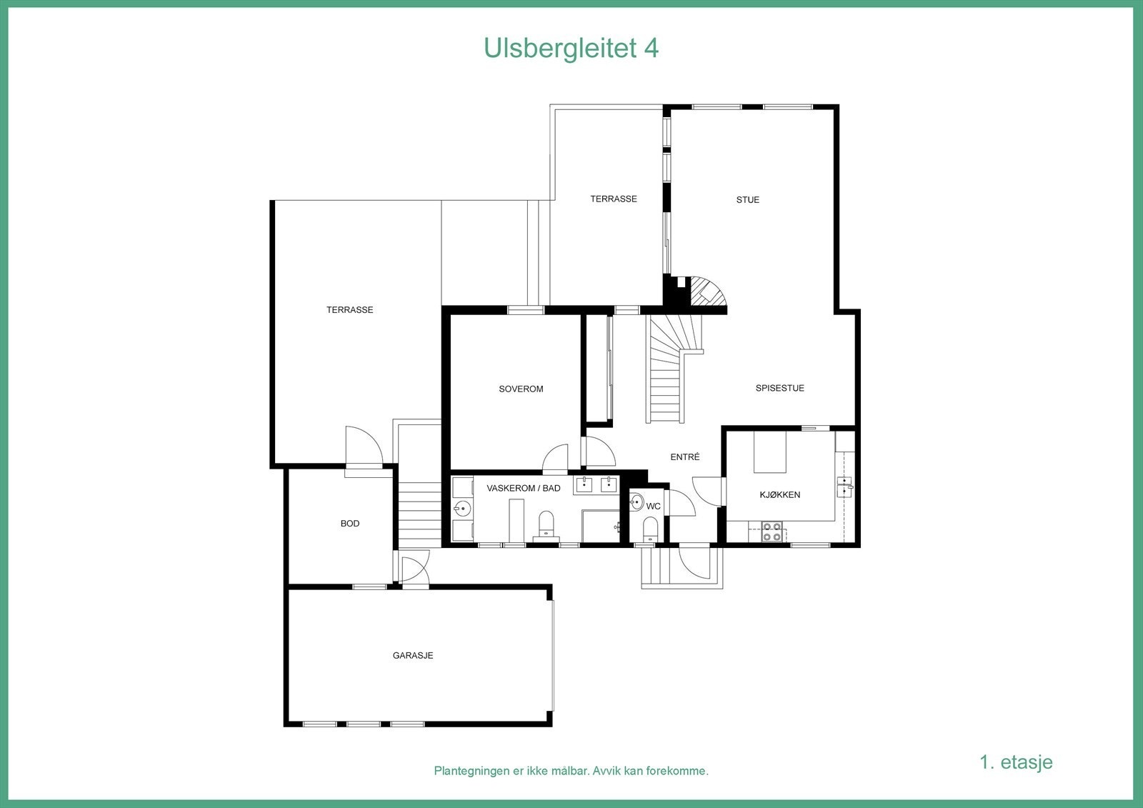 Plantegning Galleribilde