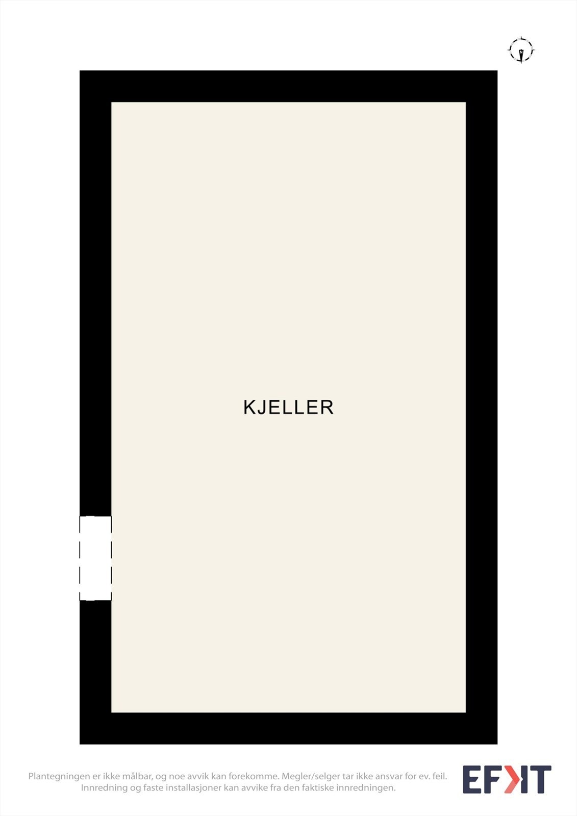 Plantegning kjeller Galleribilde