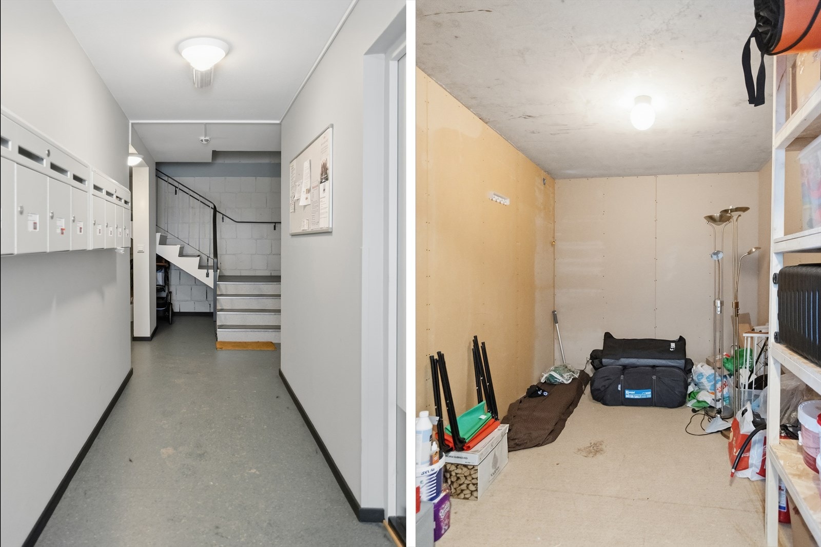 Boden har solide vegger og tak, og gir mulighet for lagring av diverse utstyr. Galleribilde