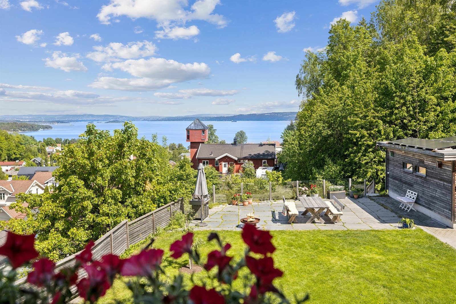 Utsikt fra balkongen. Galleribilde