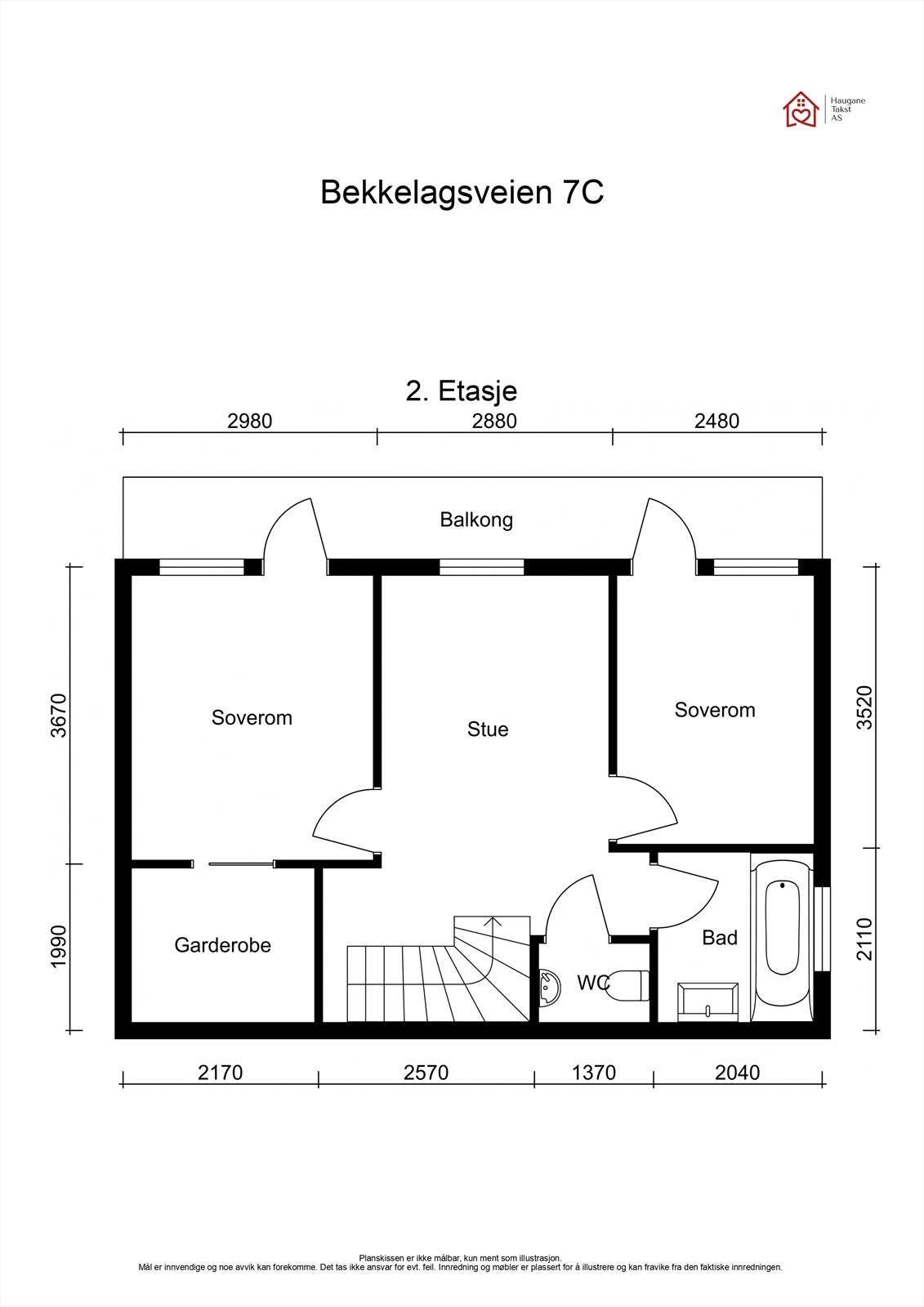 Plantegning Galleribilde
