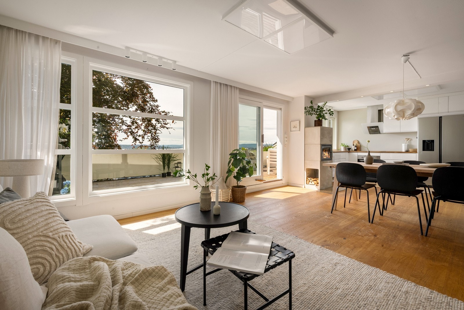 God plass til både stue og spisestue Galleribilde