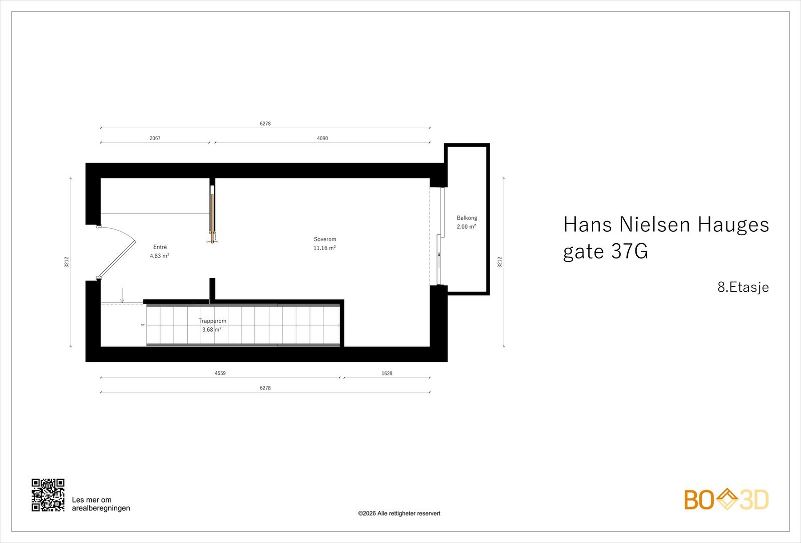 Og dette er boligens nedre plan. I tillegg til innvendige arealer disponerer boligen også en romslig kjellerbod. Galleribilde