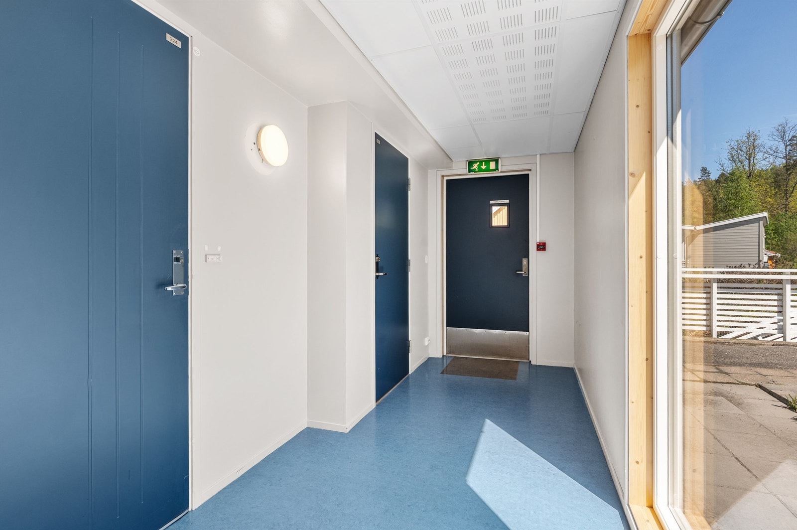 Ramsdalen borettslag er tilrettelagt med livsløpsstandard, inkludert heis og trinnfri adkomst. Galleribilde