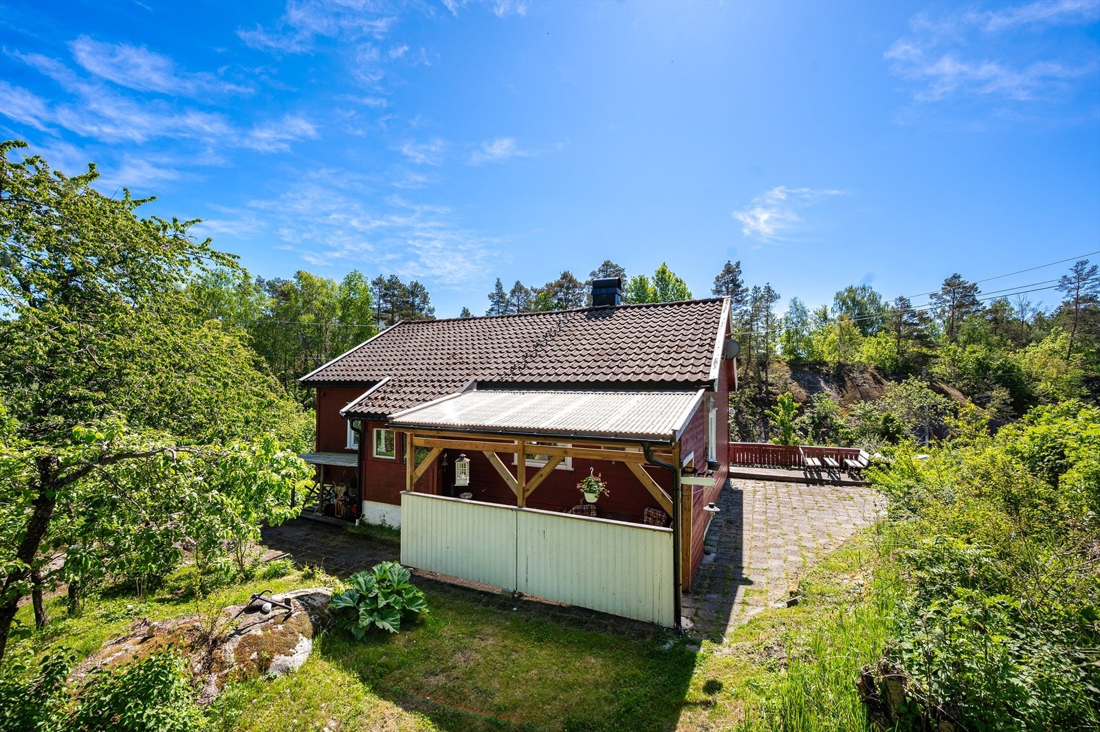 Solrikt med flere utplasser Galleribilde