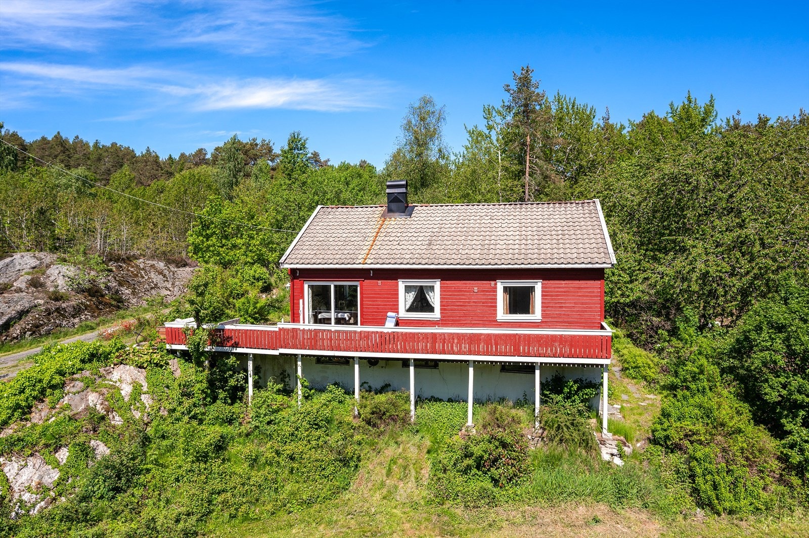 Breivikveien 13 - Frittliggende enebolig i landlige omgivelser. Galleribilde
