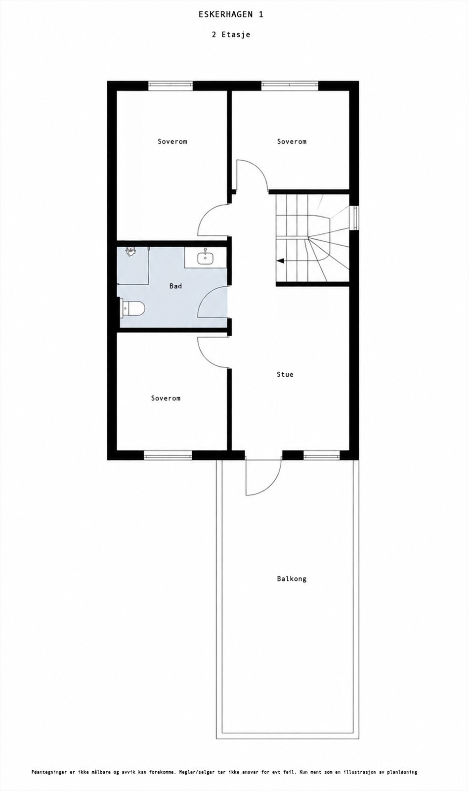 Plantegning 2. etg. Galleribilde