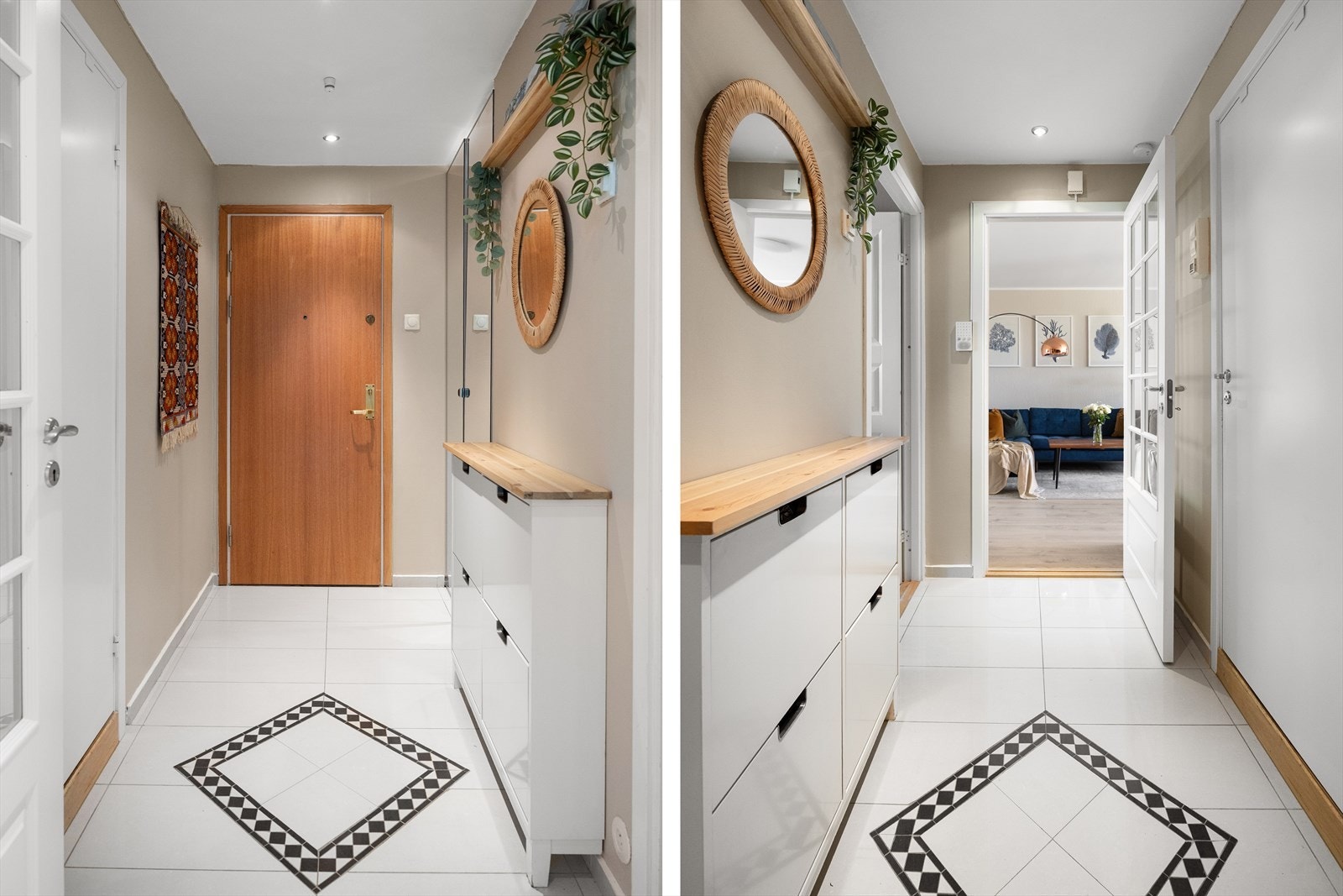 - Velkommen inn i en lys og innbydende gang! - Galleribilde