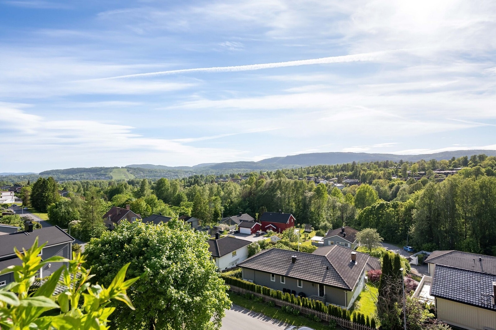 Utsikt fra terrasse Galleribilde