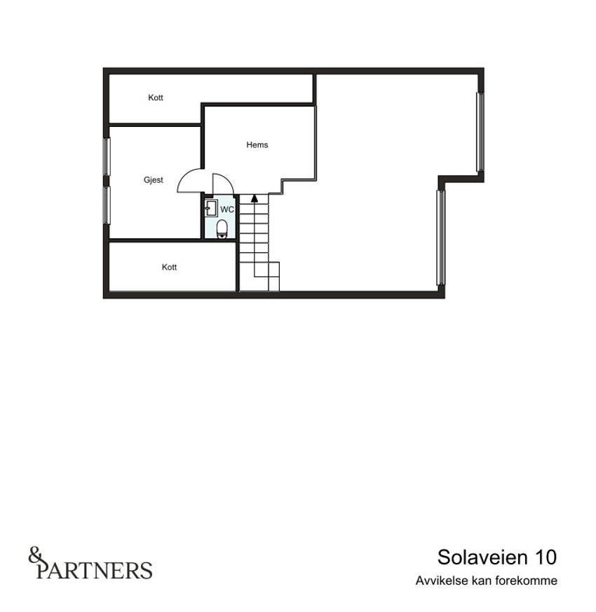 Plantegning 3. etasje Galleribilde
