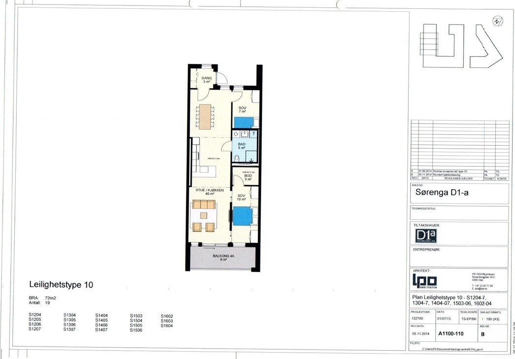 Plantegning Galleribilde