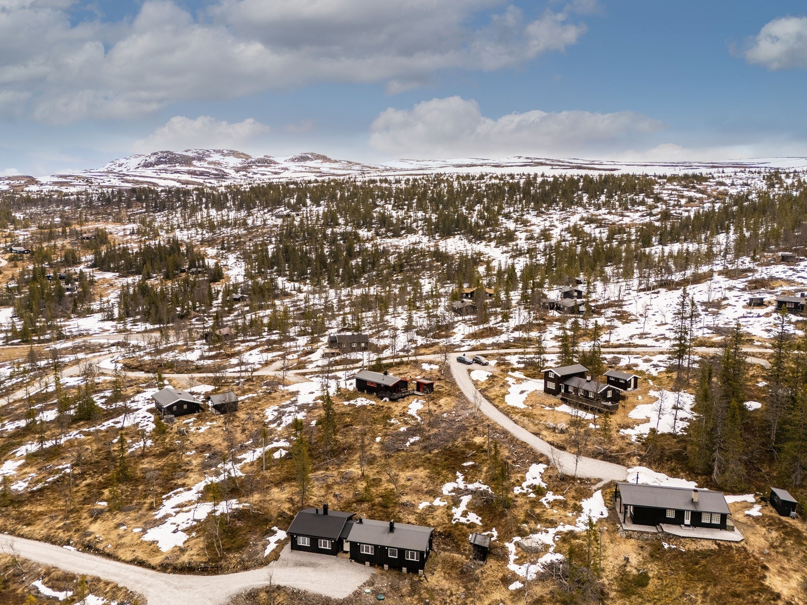 Om vinteren er det kun 179 meter til nærmeste preparerte skiløype, med tilgang til et omfattende løypenett. Galleribilde