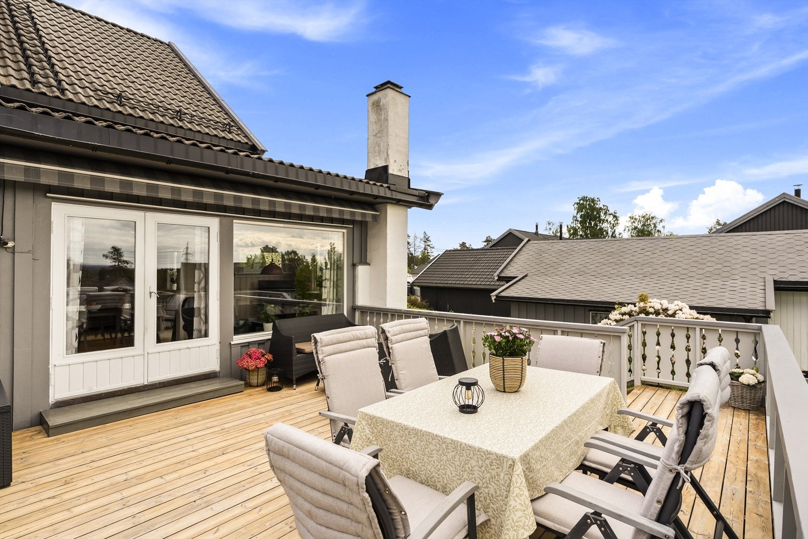 Terrasse mot vest på ca. 31 kvm Galleribilde