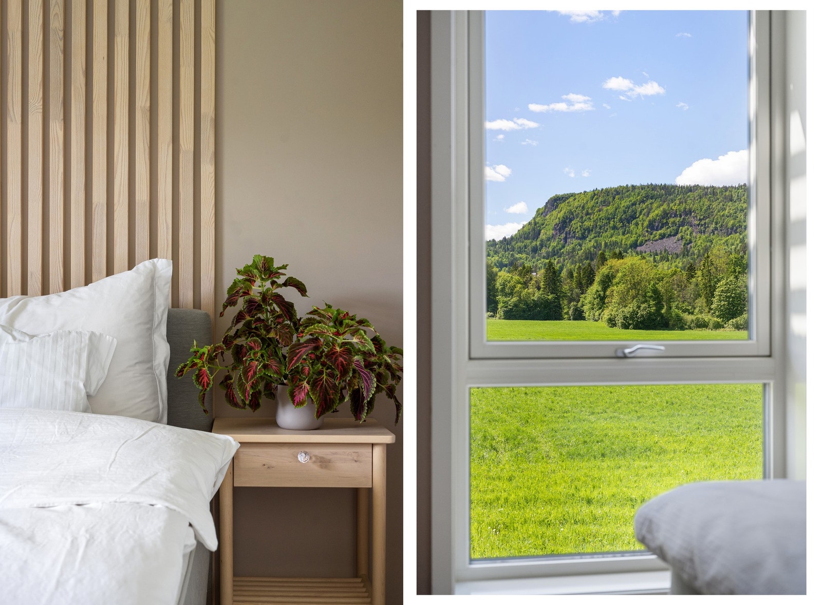Nydelig utsikt fra soverommet Galleribilde