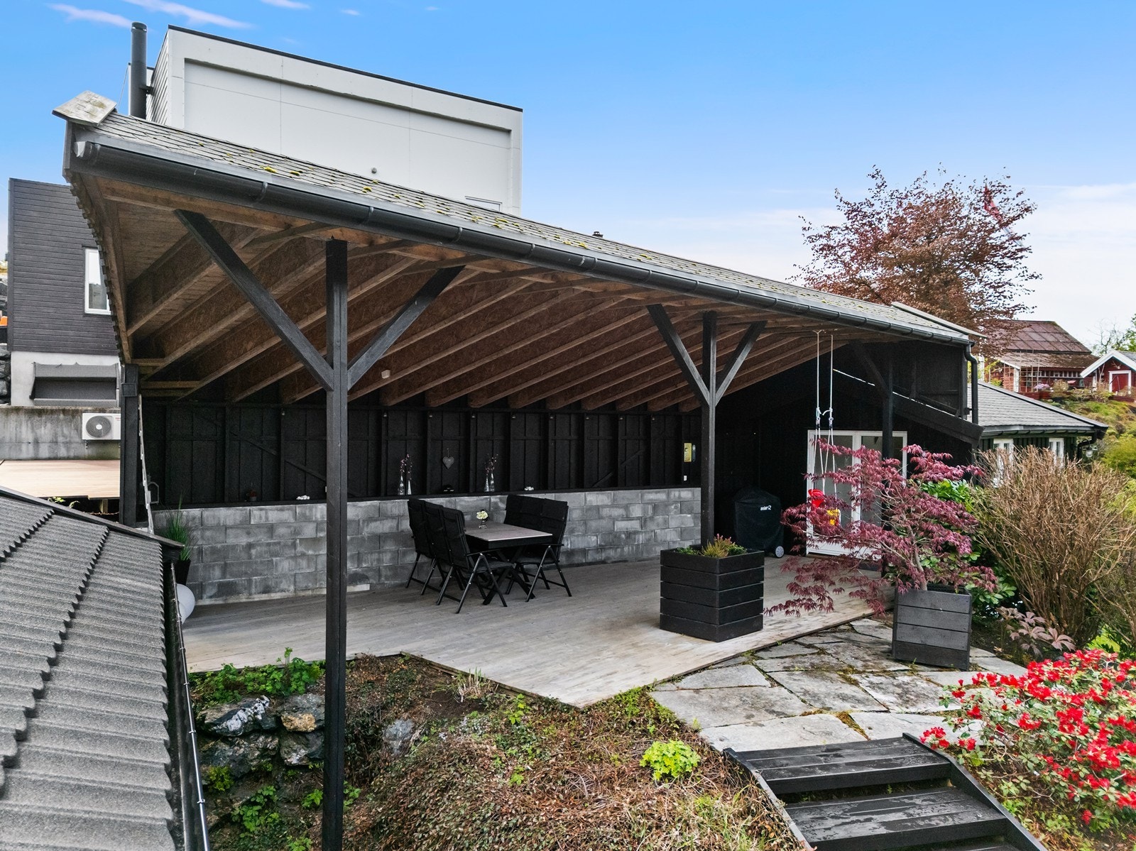 Flott terrassebygg Galleribilde