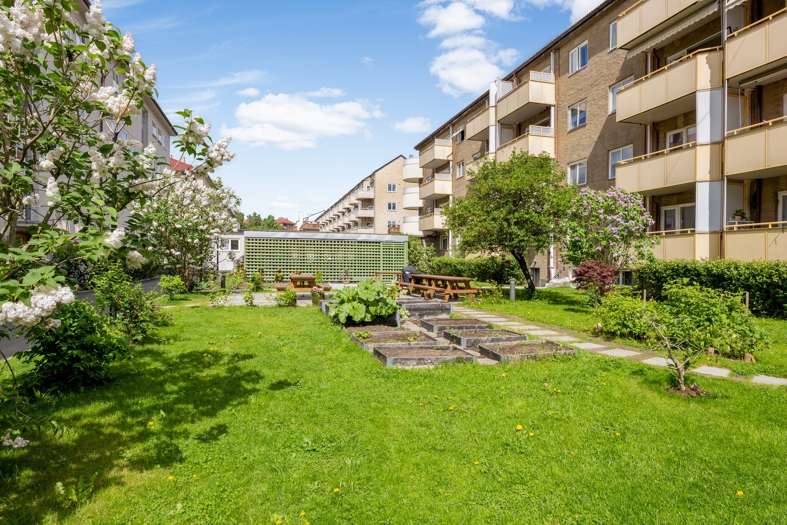 Det er god trivsel i sameiet og generelt i nabolaget. Galleribilde