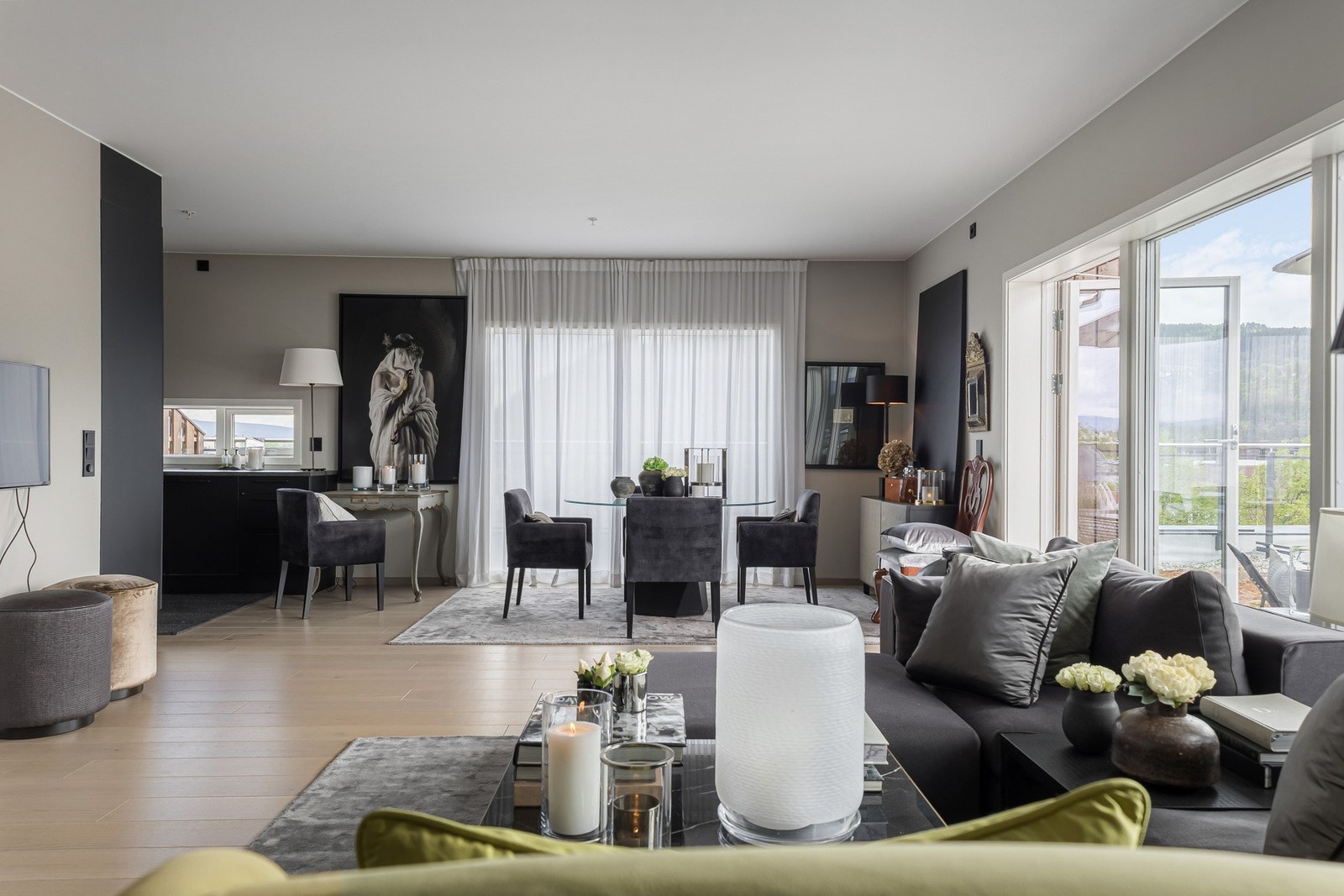 Det er også muligheter for å installere gasspeis. Galleribilde