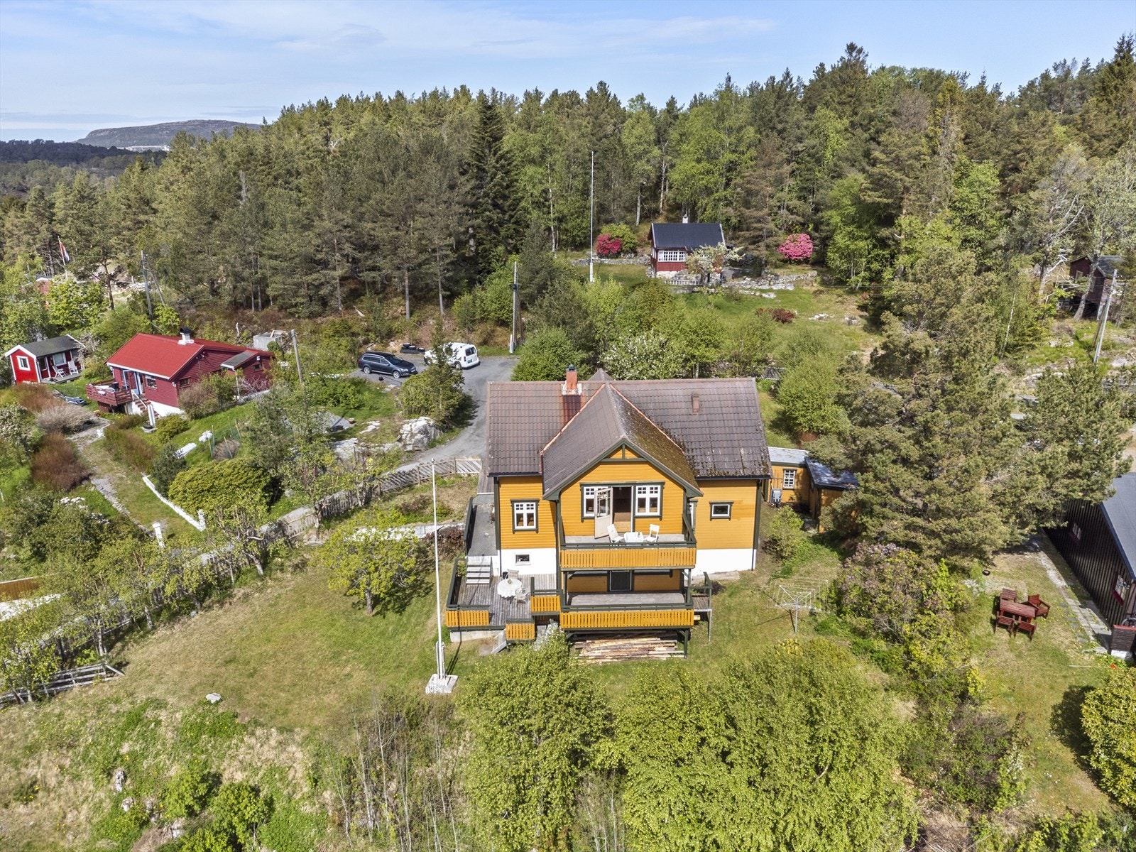 Dronefoto Galleribilde