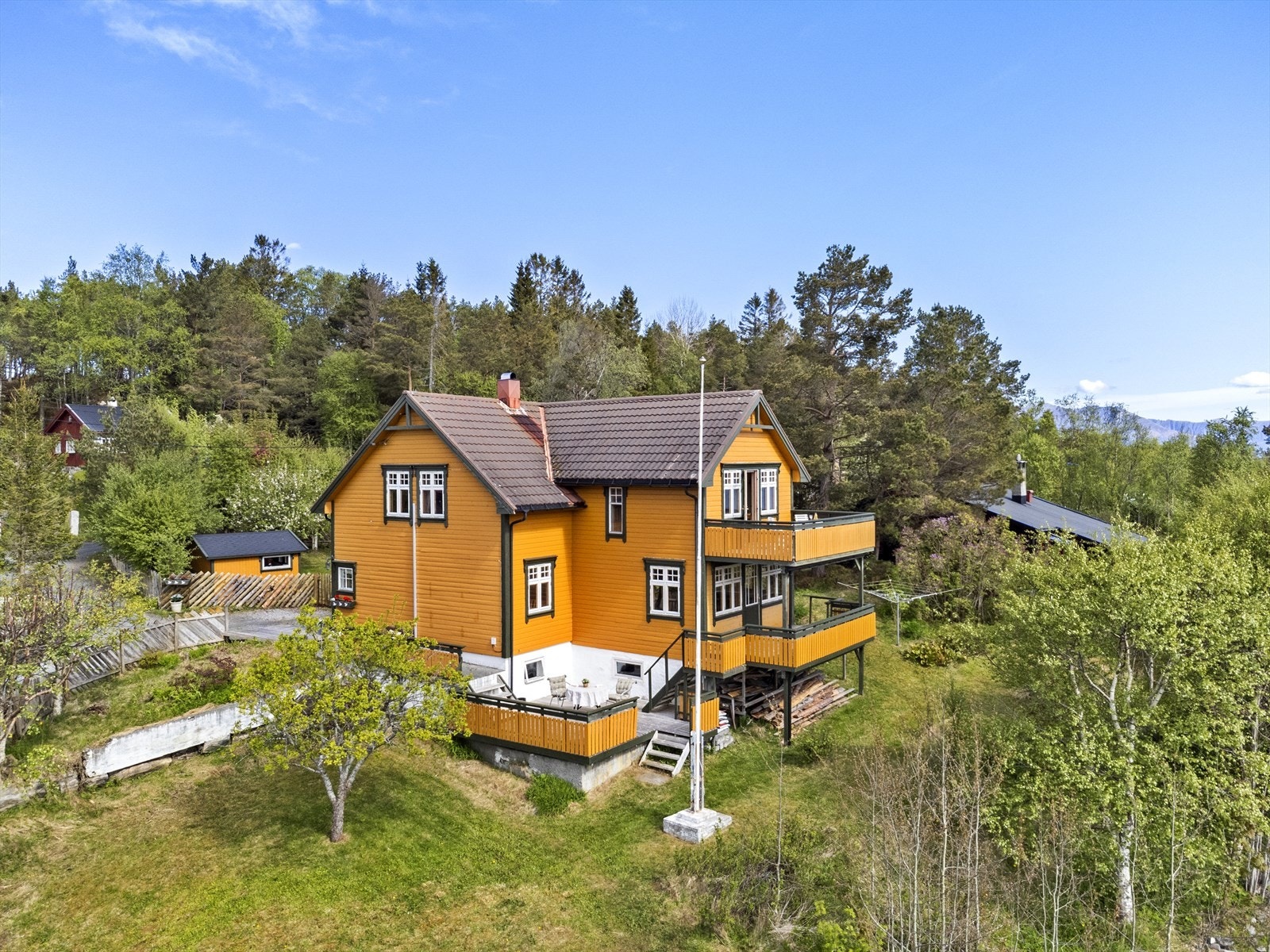 Dronefoto Galleribilde