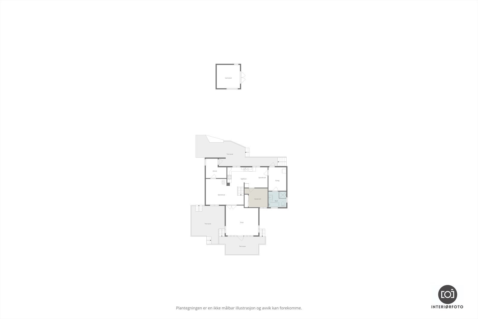 Plantegning Galleribilde