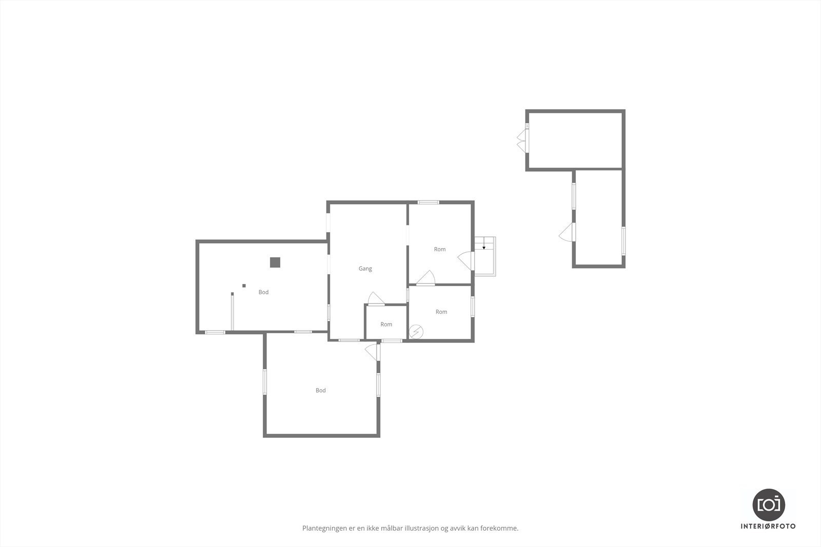 Plantegning Galleribilde