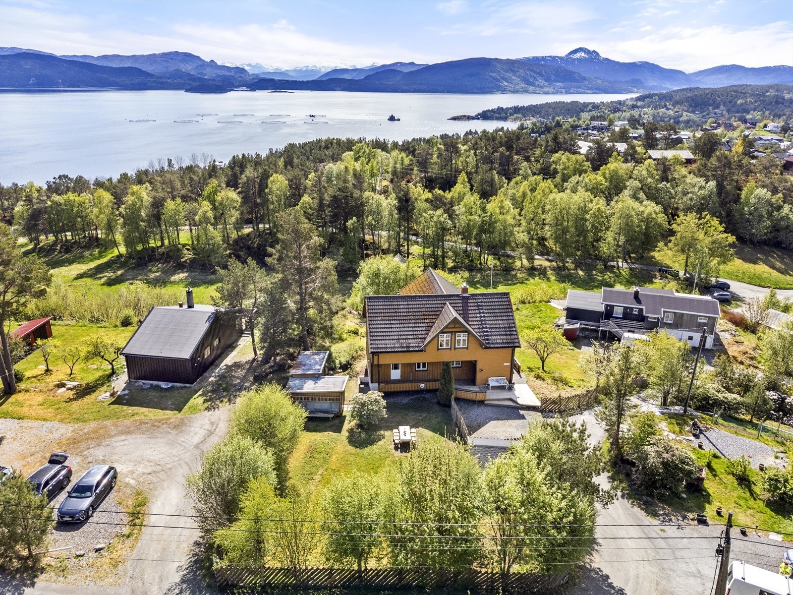 Dronefoto Galleribilde