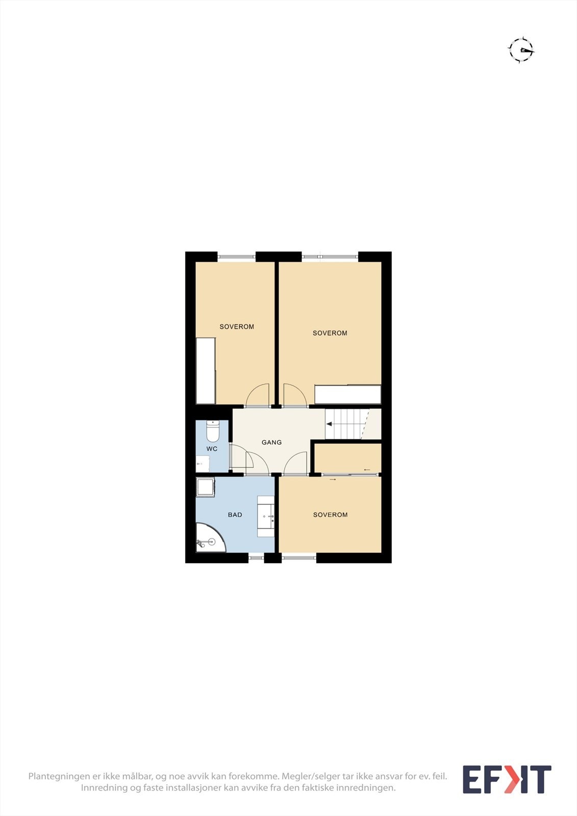 Plantegning 2. etasje Galleribilde