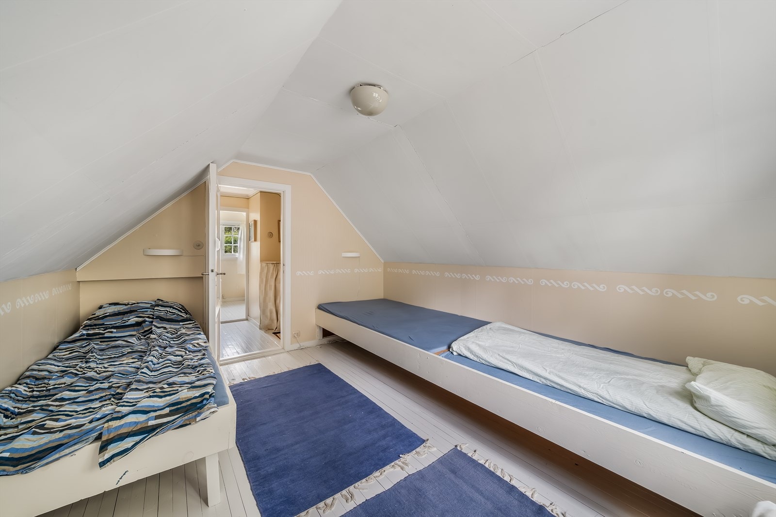 Loftsetasjen gir ekstra, fleksibel sovekapasitet. Galleribilde