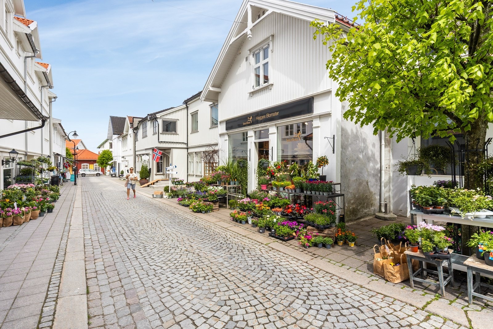 Opplev den hyggelige atmosfæren i Langesunds gater med butikker, kafeer og restauranter ligger rett utenfor døren. Galleribilde