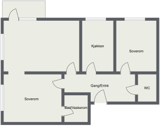 Planskisse Galleribilde