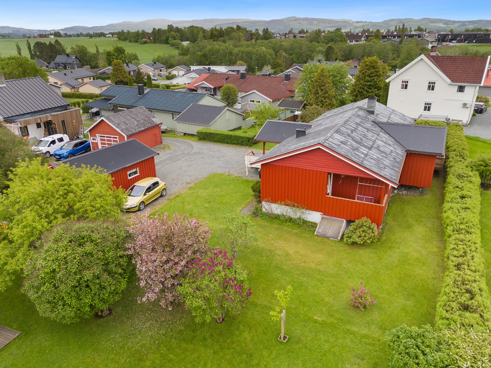Ingen trafikk forbi eiendommen. Galleribilde