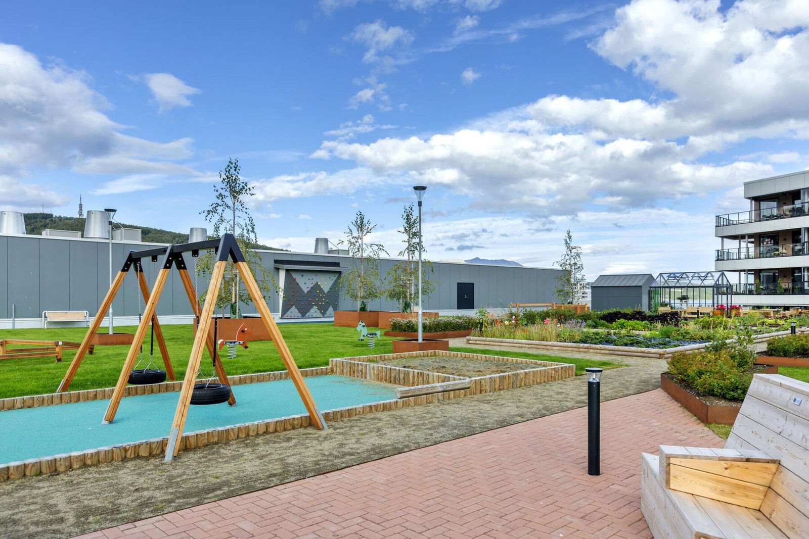 Lekeplass for de minste. Galleribilde
