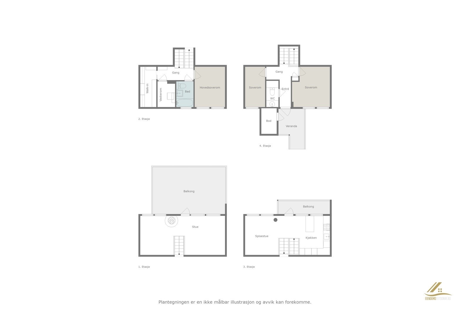 Plantegning Galleribilde