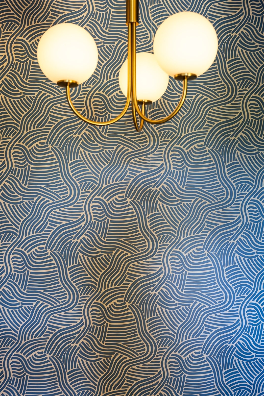 I trappegangen er det eksklusiv designtapet fra Linwood. Galleribilde