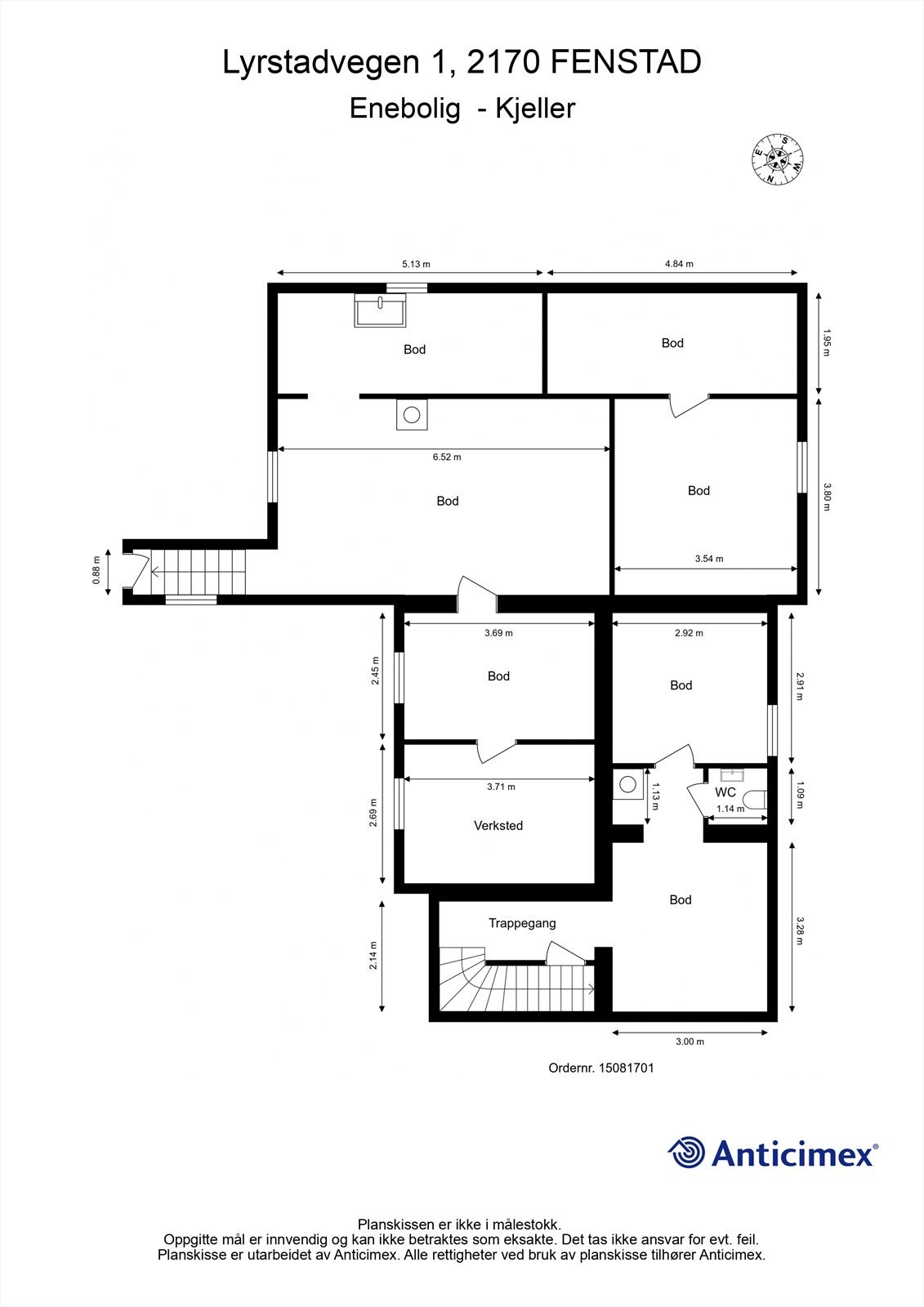 Plantegning-- Kjeller Galleribilde