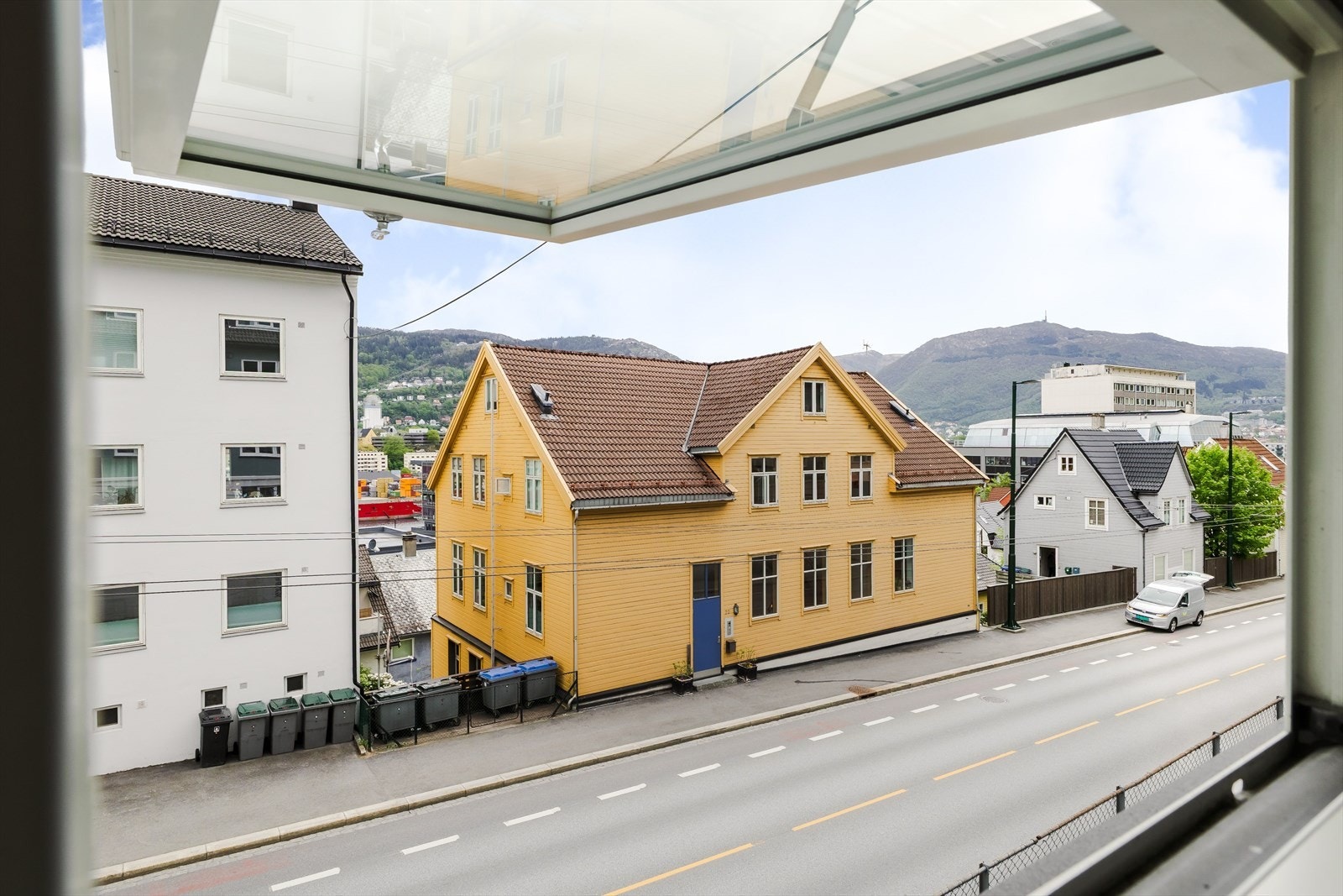 Utsikt fra kjøkkenvindu Galleribilde