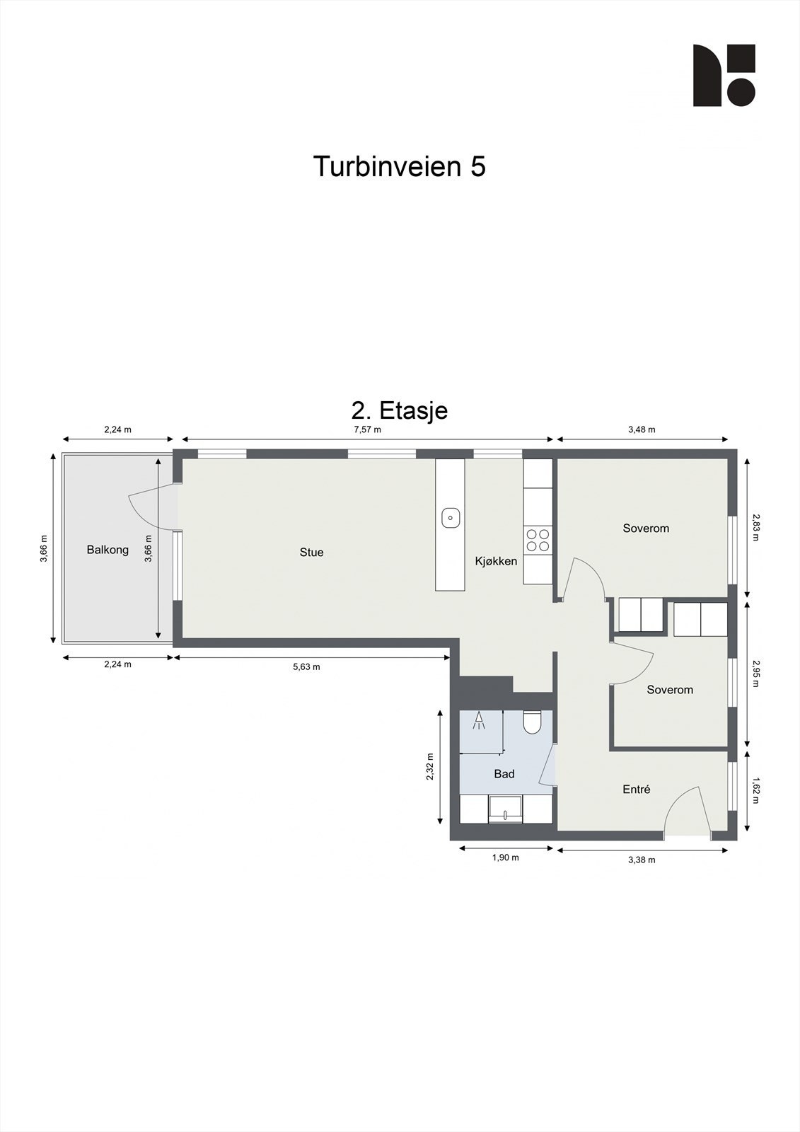 Plantegning. Galleribilde