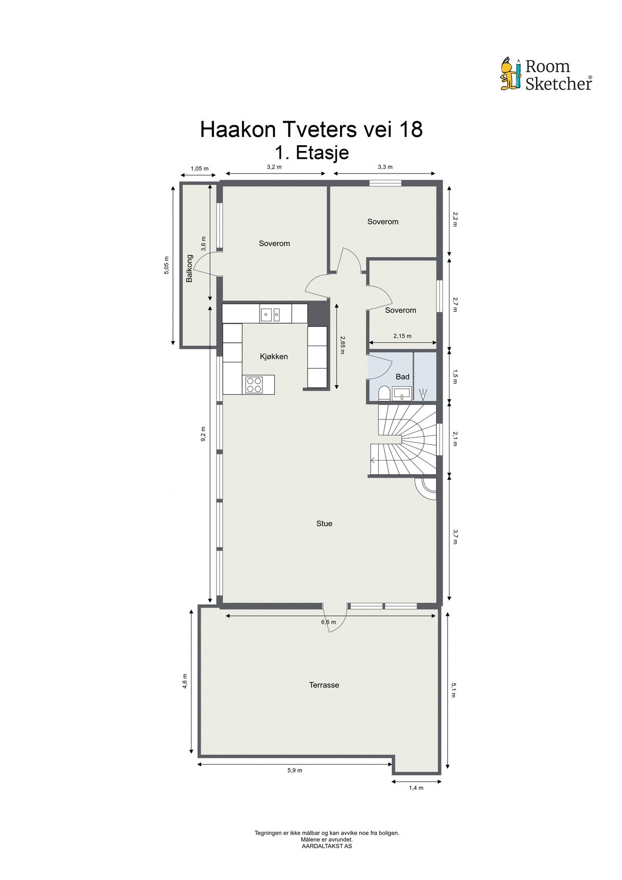 Planskisse første etasje. Galleribilde